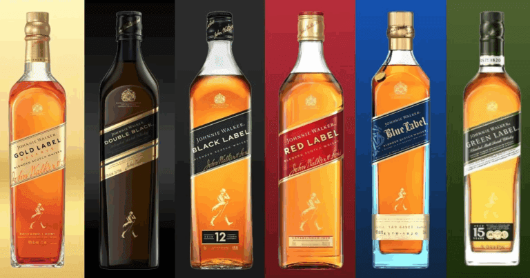 Johnnie Walker ราคาและความแตกต่างของแต่ละสี