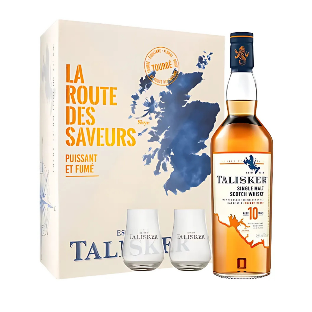 Talisker y Boxset พร้อมแก้ว