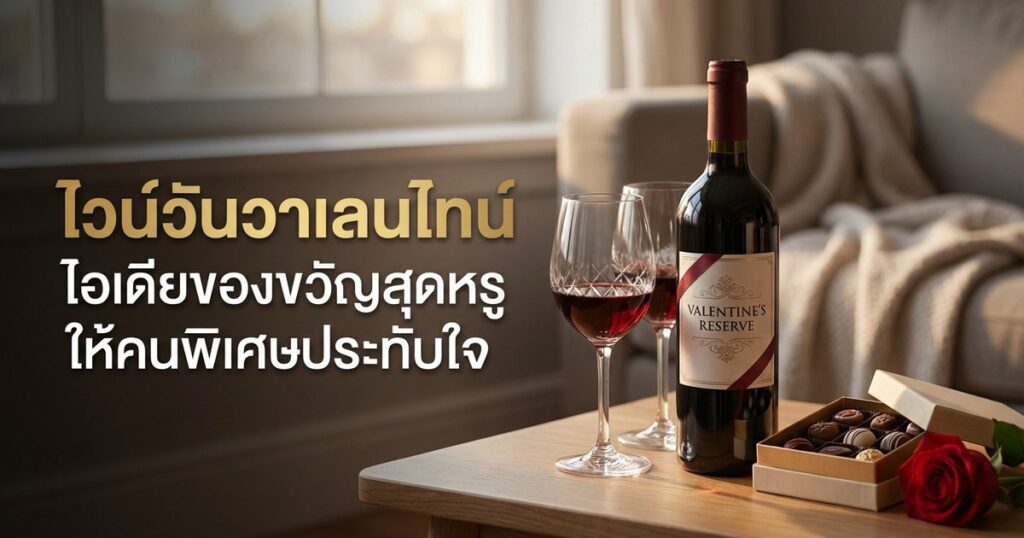 ไวน์วันวาเลนไทน์ ไอเดียของขวัญสุดหรู ให้คนพิเศษประทับใจ